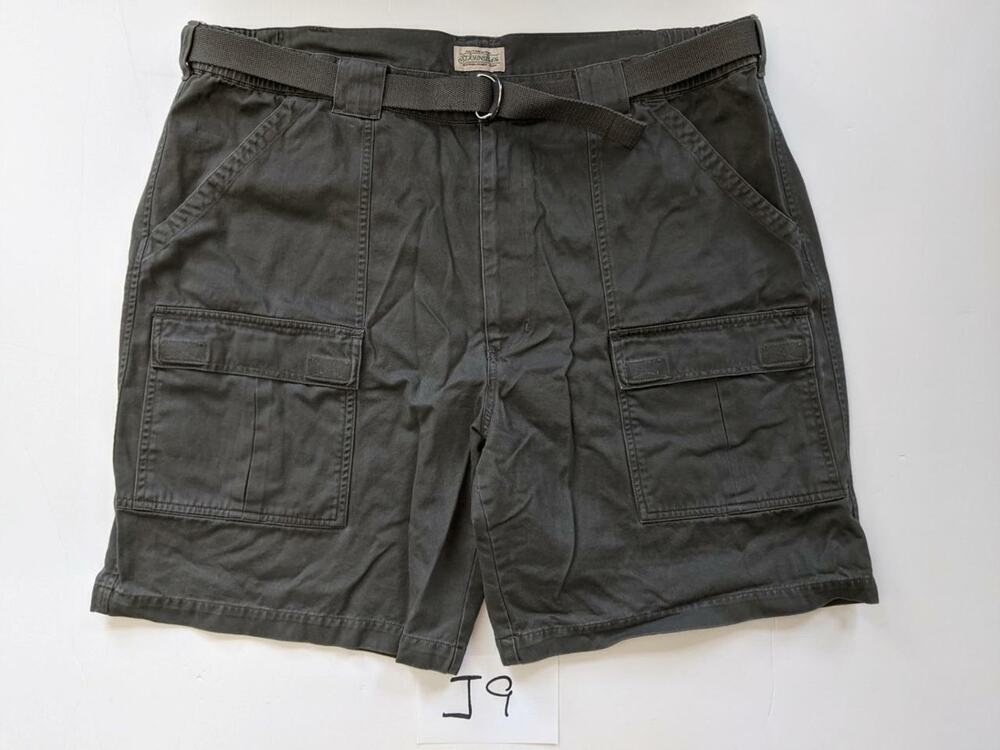 St Johns Bay Cargo Shorts Size 44 Gray -0422J09